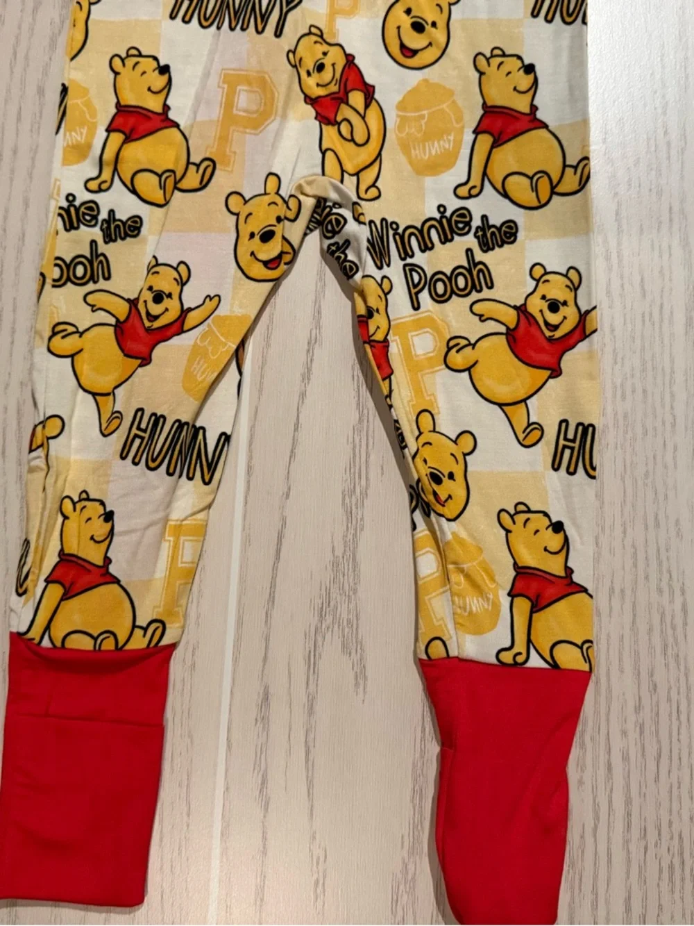 Yaritza Boutique Bamboo Sleeper 12-18M Unisex Winnie Pooh‎ 2 Way Zip Pajamas NWT